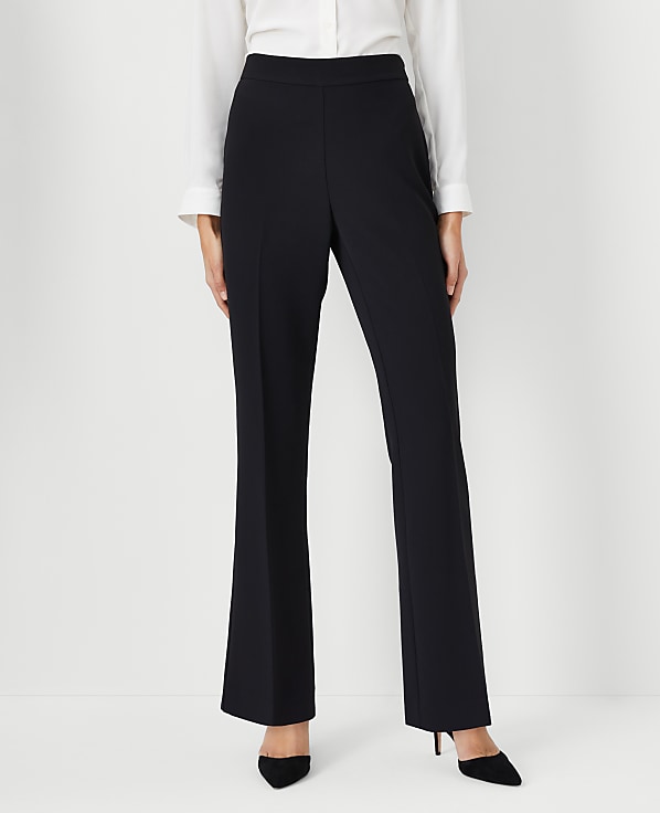 The Petite Side Zip Trouser in Fluid Crepe &mdash; Curvy Fit
