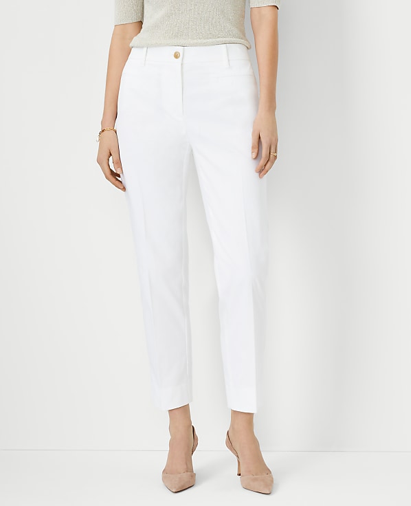 The Petite Cotton Crop Pant - Curvy Fit