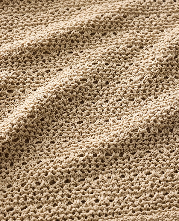 Haven Well Within Textured Cotton V-Neck Sweater