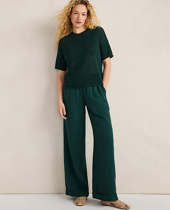 Haven Well Within Organic Cotton Linen Tape Yarn Sweater