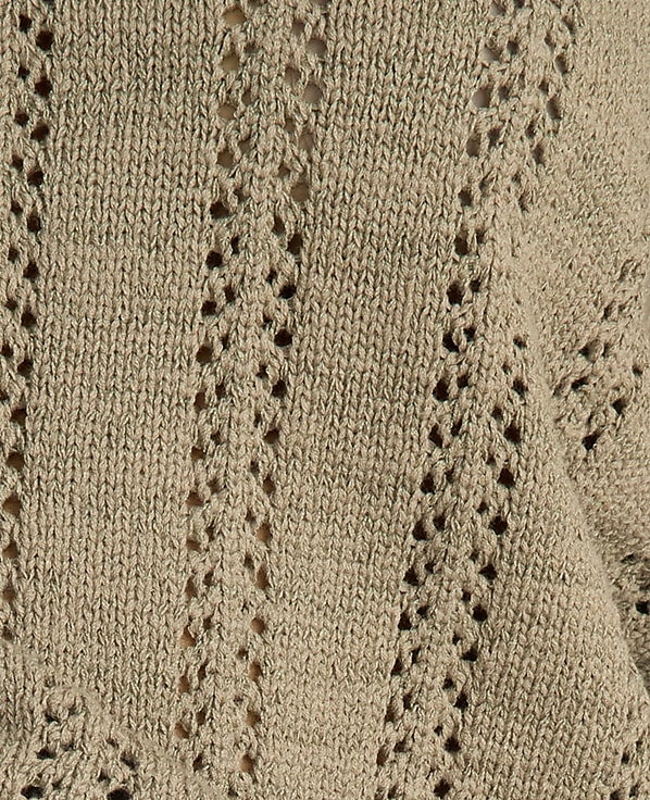 Haven Well Within Cotton Tape Yarn Vertical Stitch Sweater
