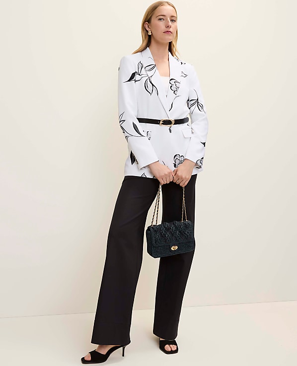 The Wide-Leg Pant in Fluid Crepe