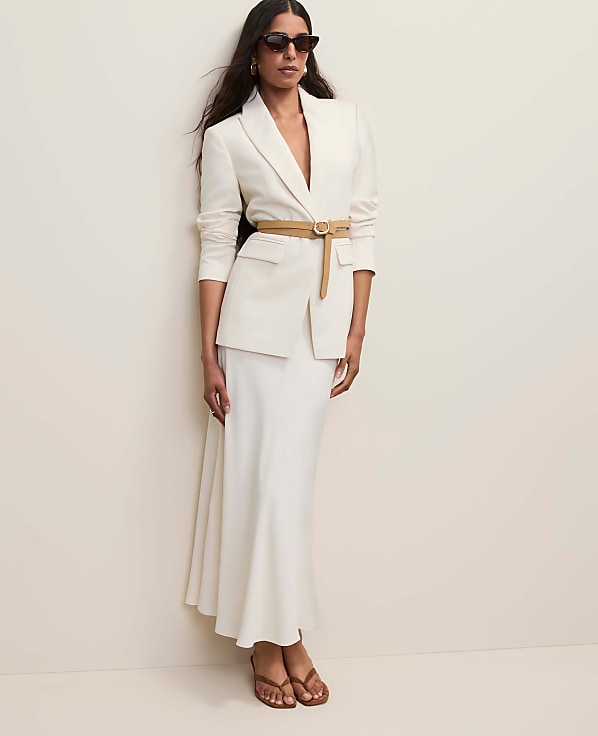 Bias Flare Maxi Skirt