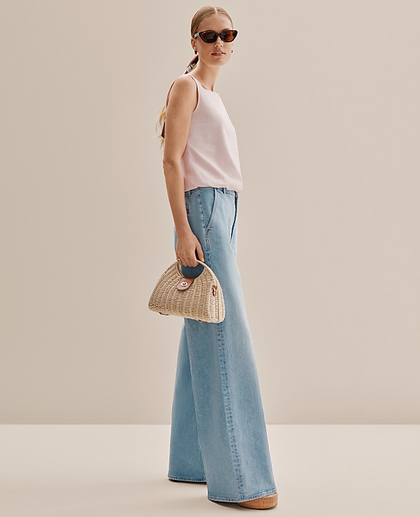 The Petite Denim Trouser