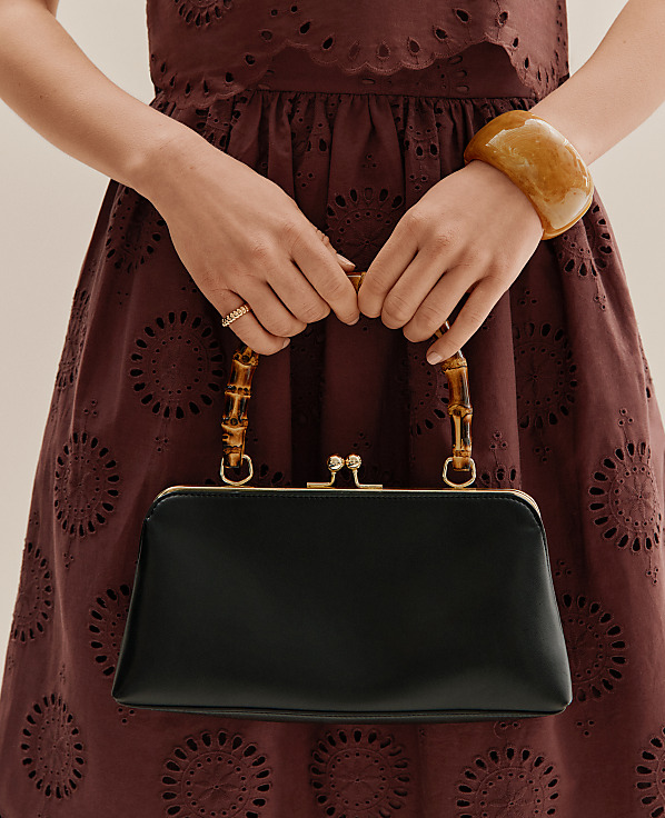 Bamboo Top Handle Bag