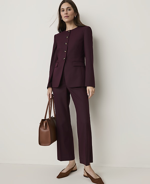 The Petite Flare Ankle Pant