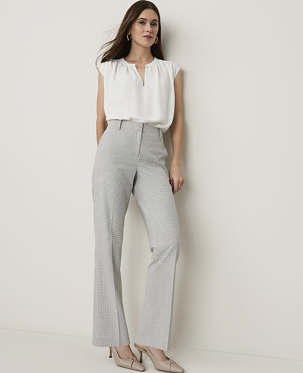 The Petite Sophia Pant in Windowpane