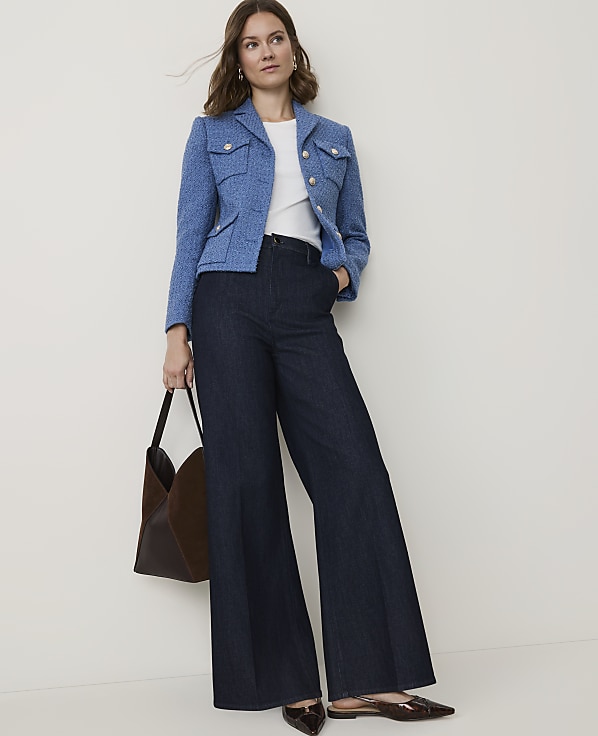 The Petite Denim Trouser