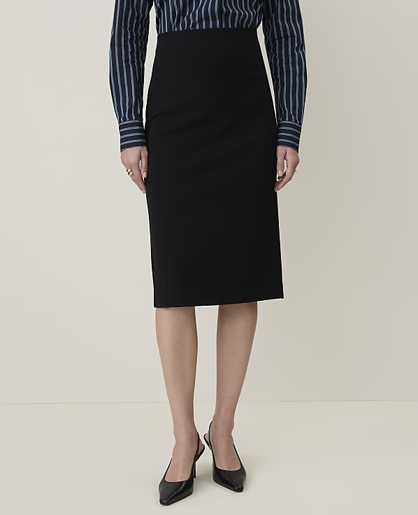 Petite Ponte Pencil Skirt