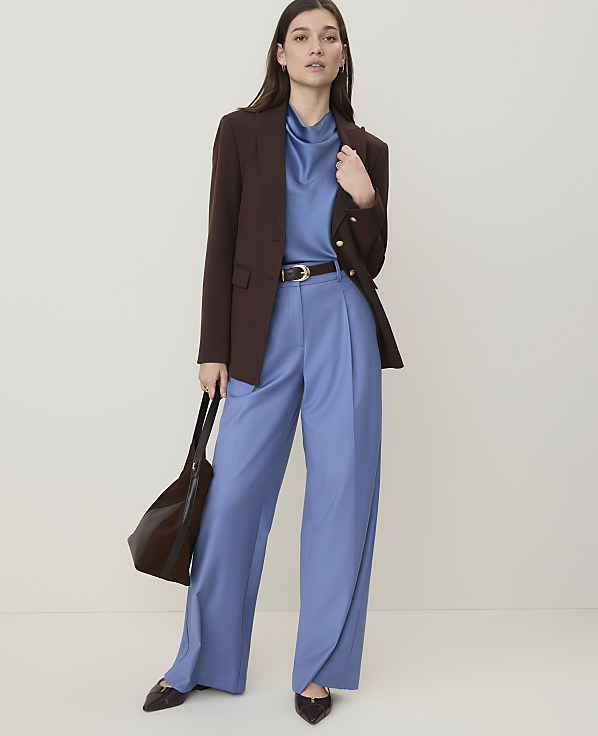 The Tall Pleated Wide-Leg Pant