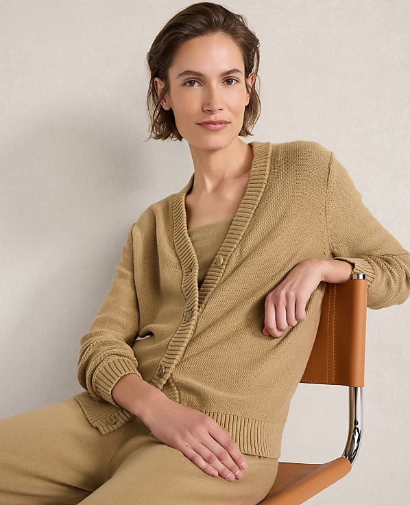 Haven Well Within Organic Cotton V-Neck Cardigan