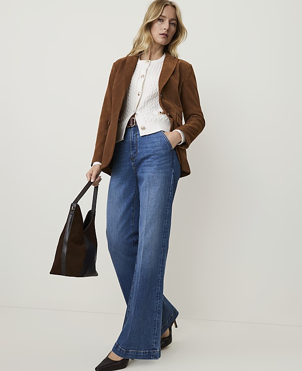 The Petite Denim Trouser