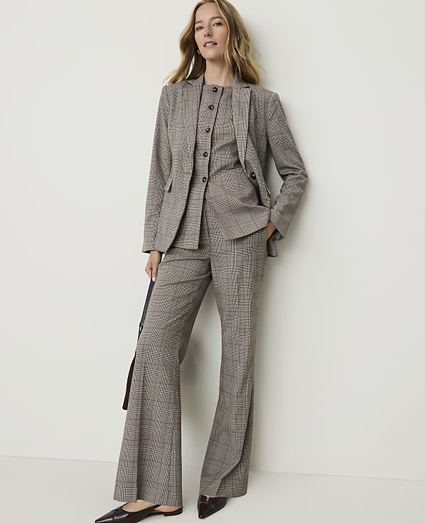 The Petite Plaid Modern Trouser