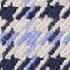Blue/Tan Houndstooth Multi