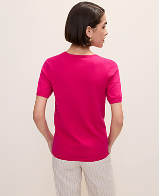 Easy Sweater Tee - Bougainvillea