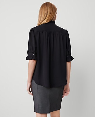 Ruffle Collar Shirt