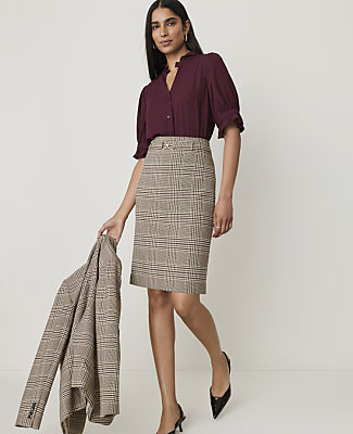 Petite Ruffle Collar Shirt