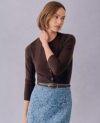 Ann Cardigan - French Mocha