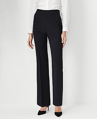 The Side Zip Trouser in Fluid Crepe