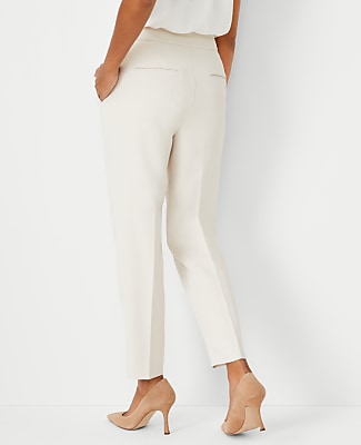 The Petite Side Zip Trouser in Fluid Crepe - Curvy Fit
