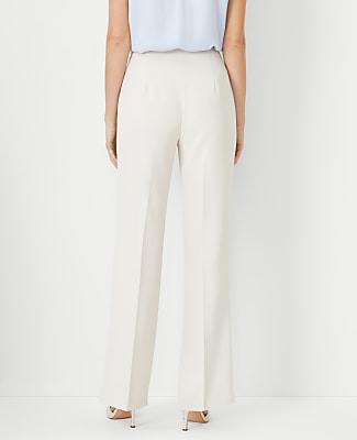 The Petite Side Zip Trouser in Fluid Crepe — Curvy Fit