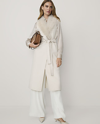 Faux Fur Trim Vest