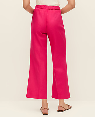 The Flare Ankle Pant in Linen Blend