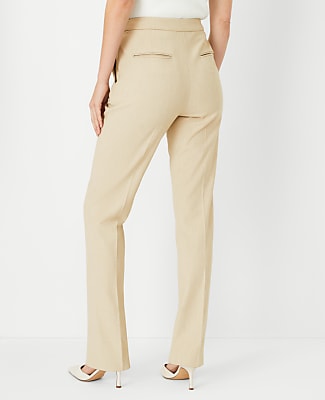 The Tall Side Zip Straight Pant in Bi-Stretch