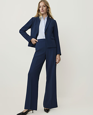 The Shorter Single Button Blazer in Fluid Crepe