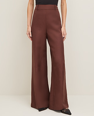 The Statement Palazzo Pant in Linen Blend