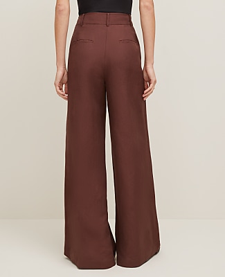 The Statement Palazzo Pant in Linen Blend