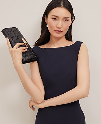 The Petite Boatneck Dress in Seasonless Stretch