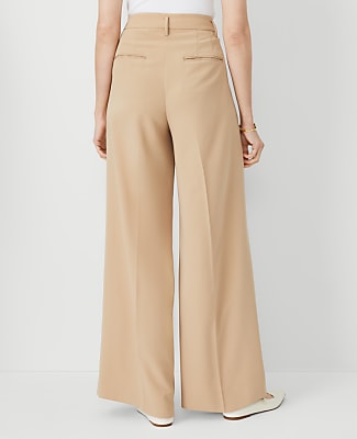The Petite Pleated Wide-Leg Pant