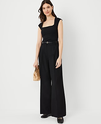 The Pleated Wide-Leg Pant