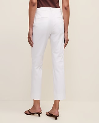The Cotton Crop Pant - White