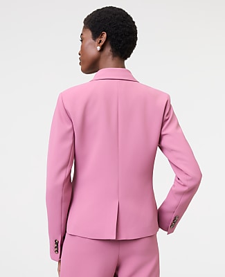 The Shorter Single Button Blazer in Fluid Crepe