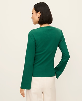 Petite Bell Sleeve Top