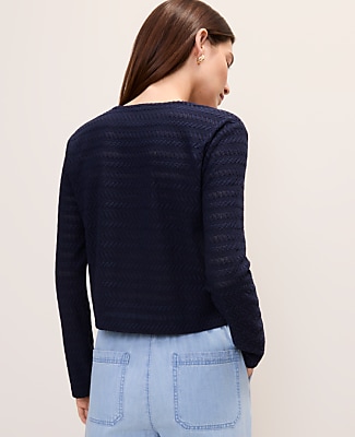 Textured Knit Cardigan