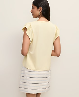 Flutter Sleeve Top