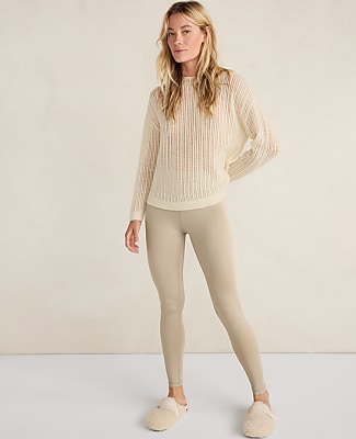 Haven Well Within Wool and Cashmere Pointelle Roll Neck Sweater