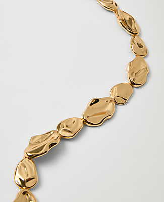 Textured Disc Necklace