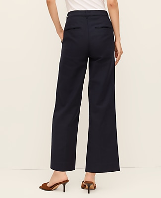 The Petite High Rise Everyday Ankle Pant in Doubleweave