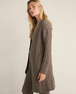 Haven Well Within Organic Cotton Cashmere Cable Cardigan