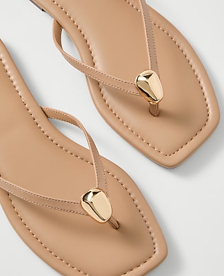 Weekend Leather Embellished Sandal