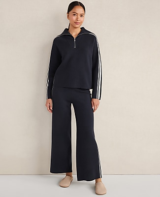 Haven Well Within Sporty Stripe Half-Zip Pullover