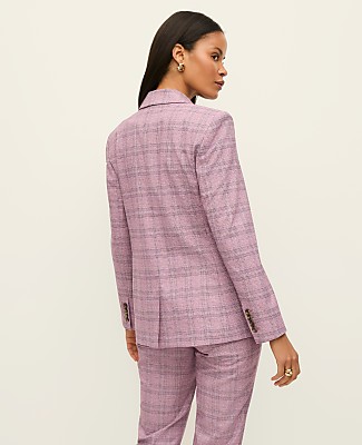 The Petite Greenwich Blazer in Plaid
