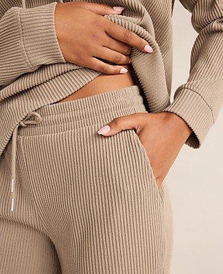 Haven Well Within Ottoman Rib Straight Leg Pants