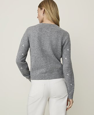 Weekend Floral Embroidered Cardigan