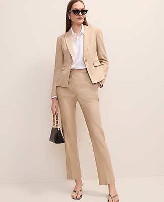 Ann Taylor The Everyday Ankle Pant in Linen Blend