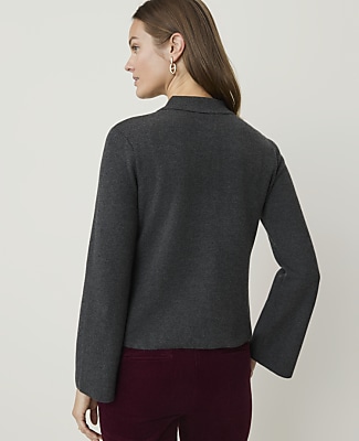 Collared Sweater Jacket